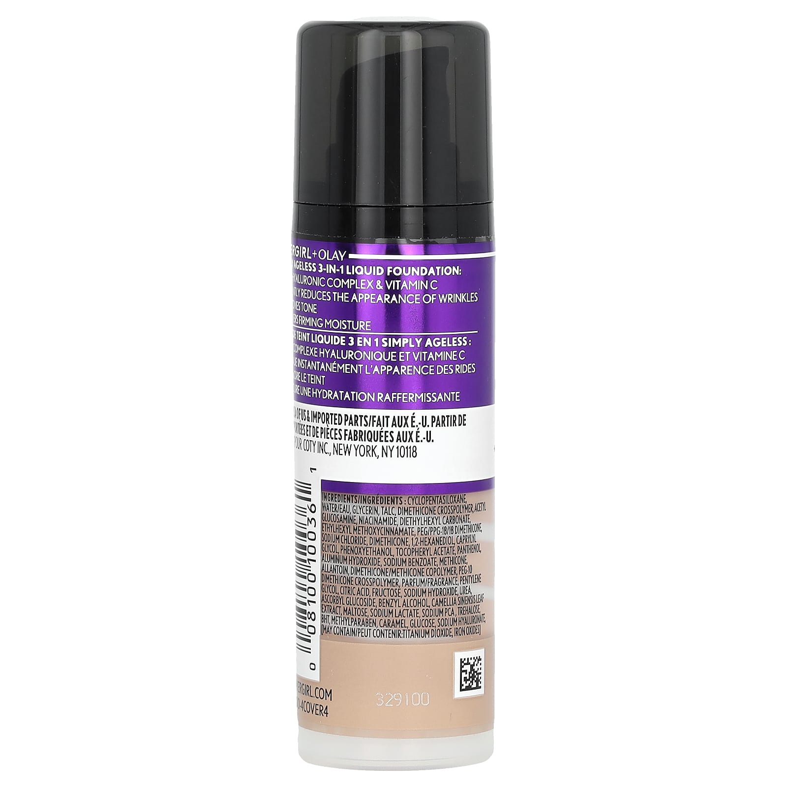 Covergirl 3-in-1 Ageless Foundation, 210 Classic Ivory, 1 fl oz - Image 2