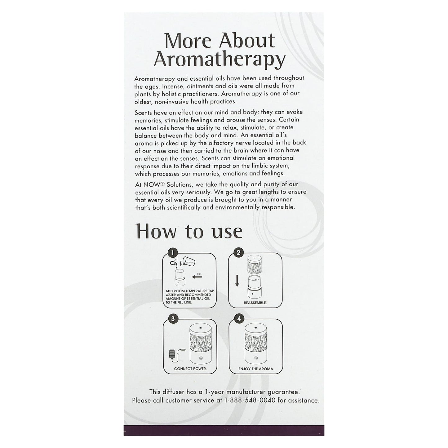 NOW Foods, Solutions, Metal Touch Diffuser, 1 Diffuser - Image 2