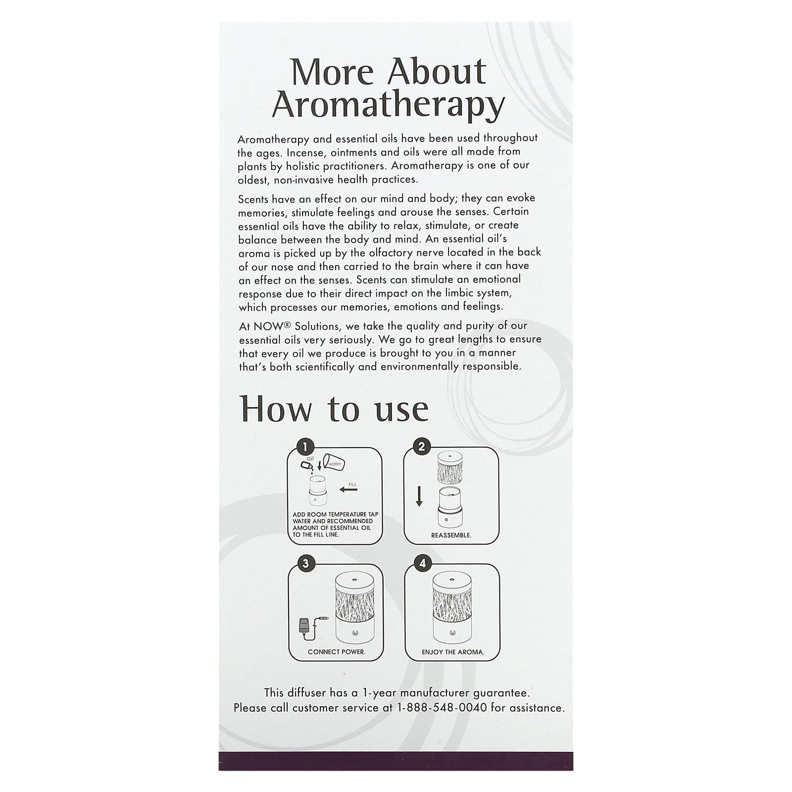 NOW Foods, Solutions, Metal Touch Diffuser, 1 Diffuser - Image 2