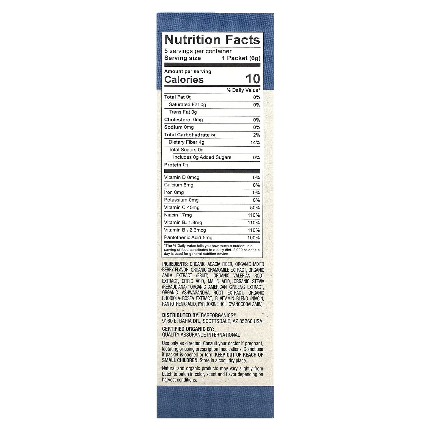Unlock Restful Sleep with BareOrganics Mixed Berry Sleep Superfood - Image 2