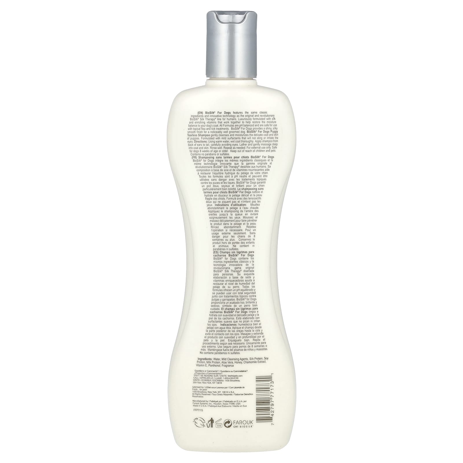 BioSilk Puppy Tearless Shampoo for Dogs, Cruelty Free, 12 fl oz - Image 2
