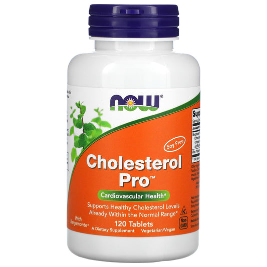 NOW Foods, Cholesterol Pro, 120 Tablets - Image 1