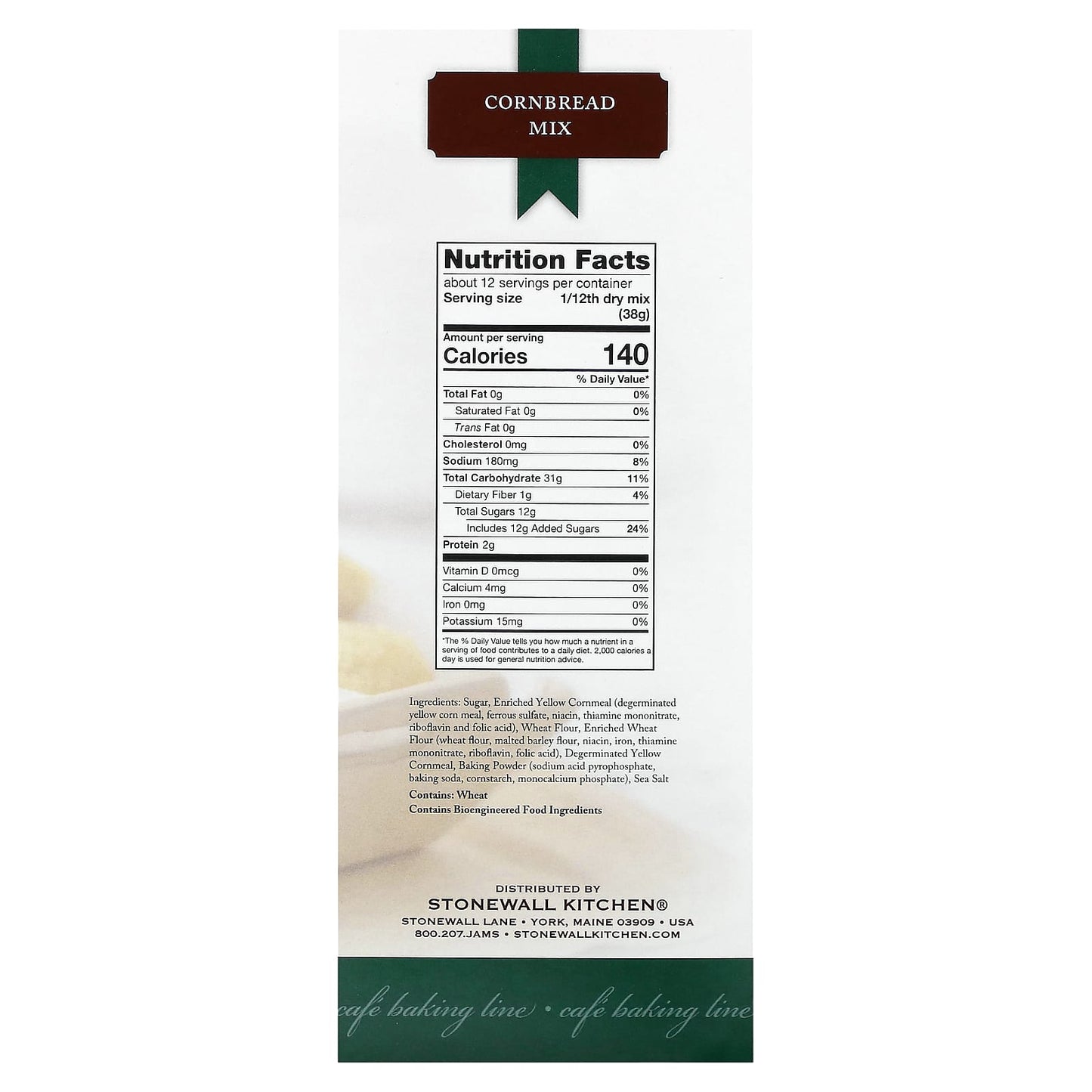 Stonewall Kitchen, Cornbread Mix, 16 oz (453.6 g) - Image 2