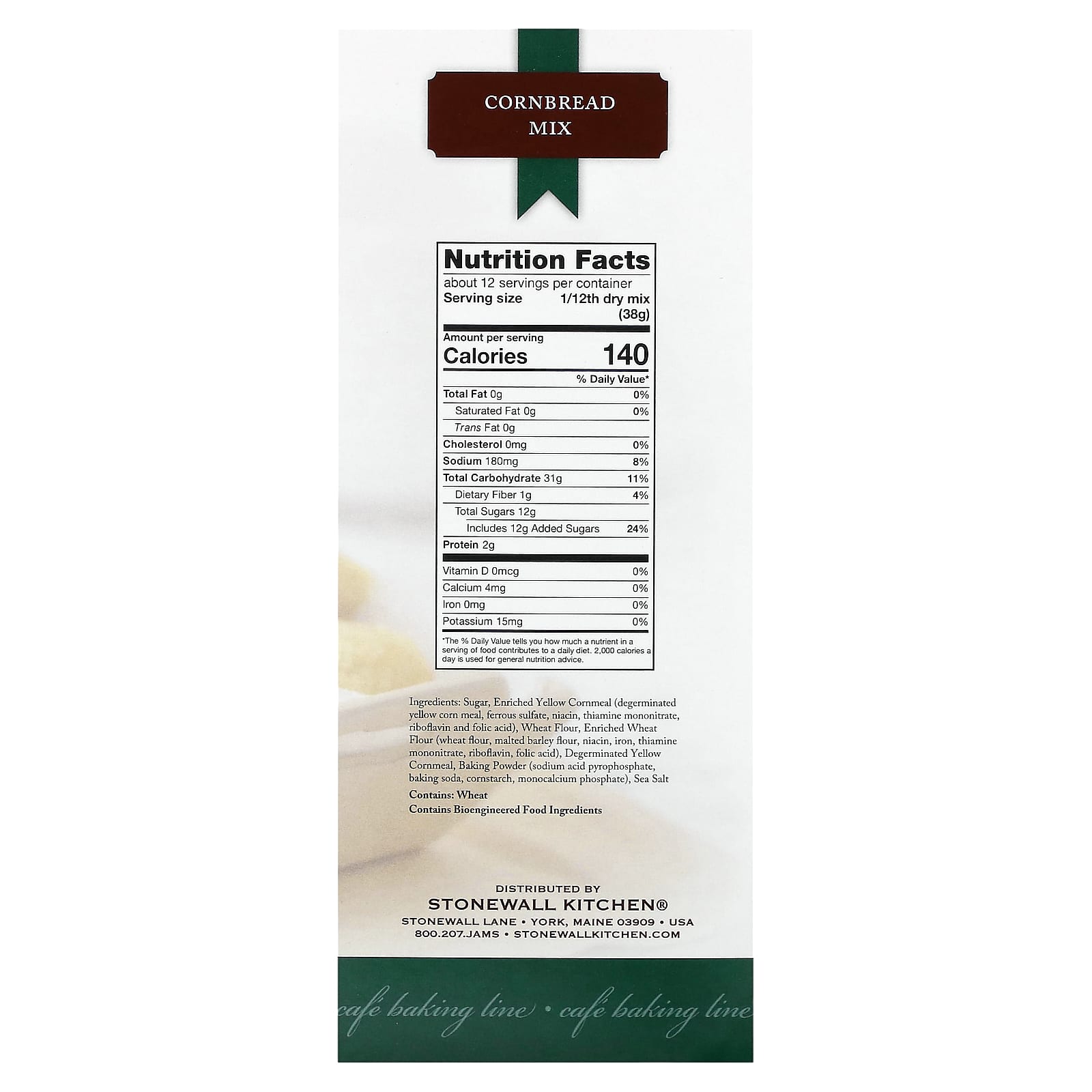Stonewall Kitchen, Cornbread Mix, 16 oz (453.6 g) - Image 2