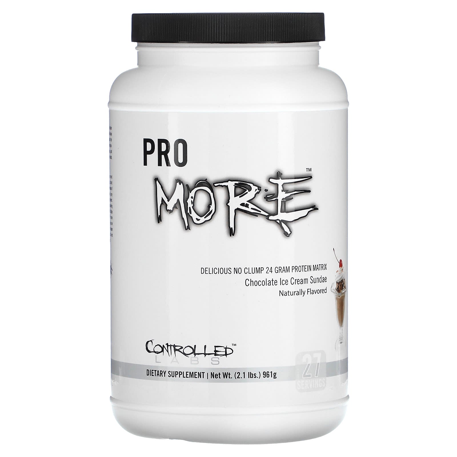 Controlled Labs Pro More Protein Matrix Chocolate Ice Cream, 2.1 lb - Image 1