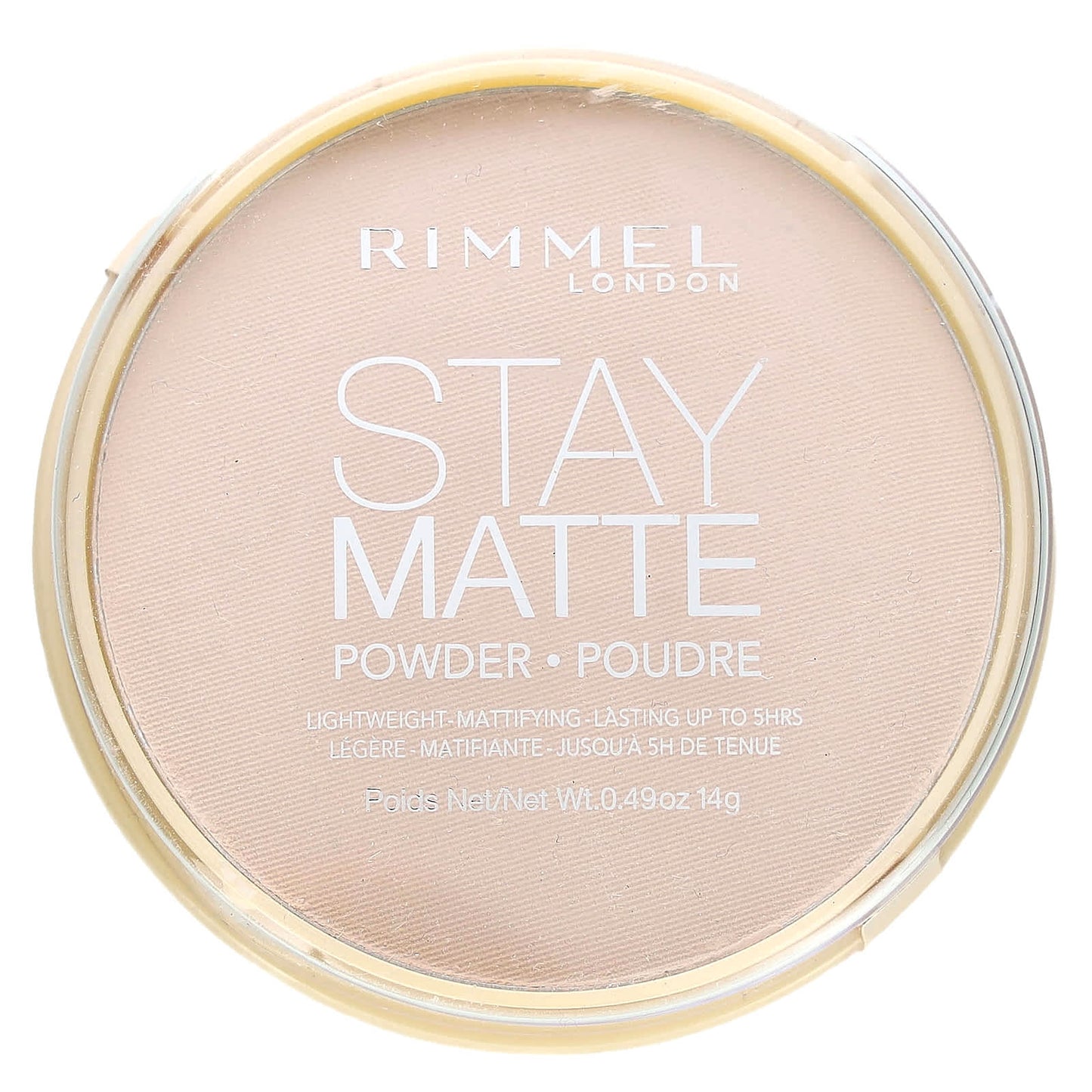 Rimmel London, Stay Matte, Lightweight-Mattifying Powder, 003 Natural, 0.49 oz (14 g) - Image 1
