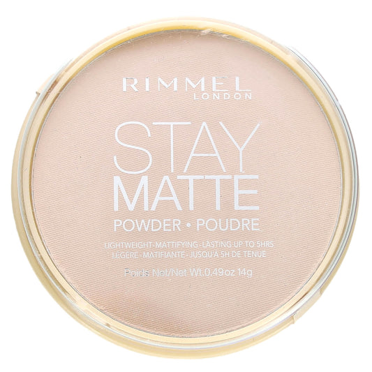 Rimmel London, Stay Matte, Lightweight-Mattifying Powder, 003 Natural, 0.49 oz (14 g) - Image 1