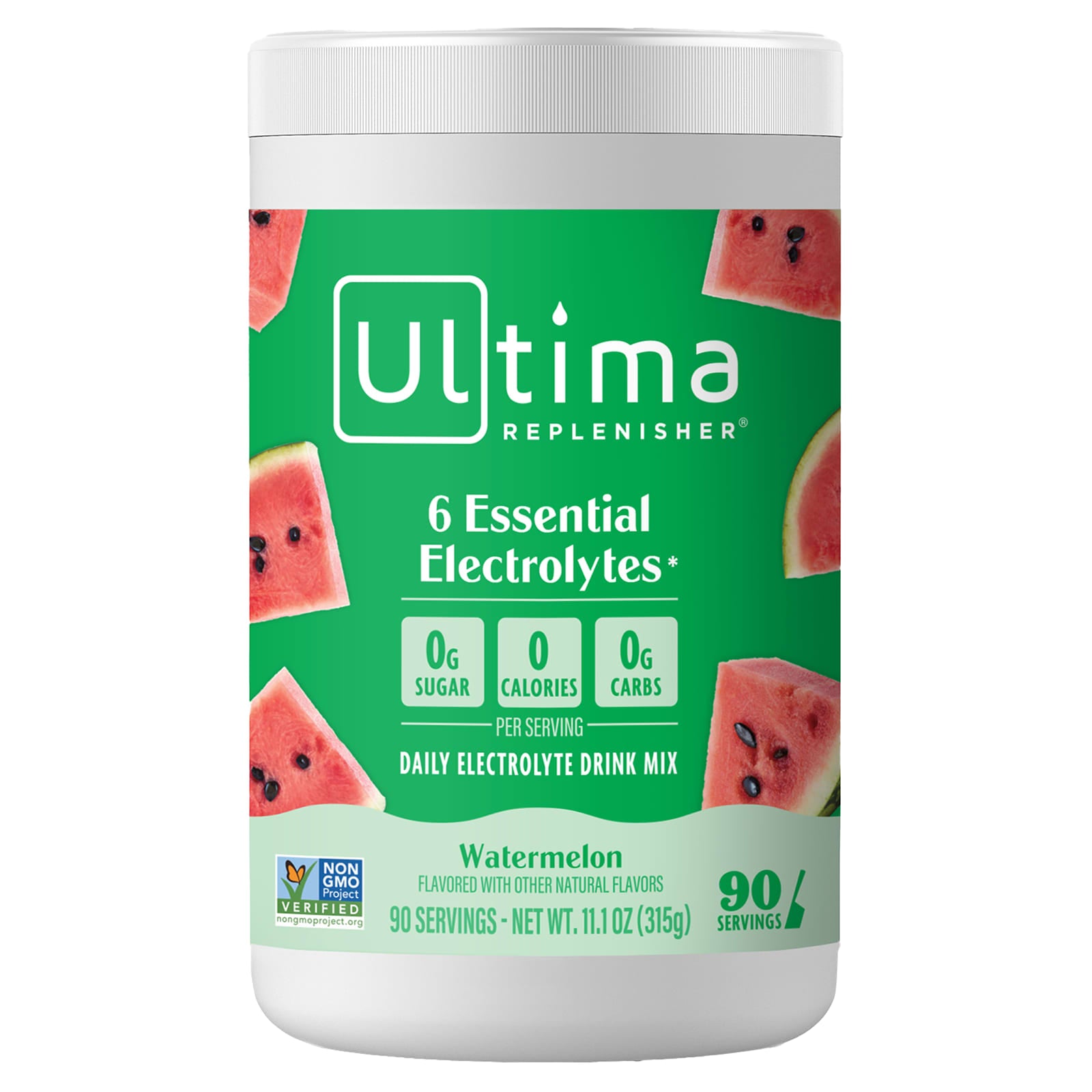 Ultima Replenisher, Electrolyte Mix, Watermelon, 11.1 oz (315 g) - Image 1