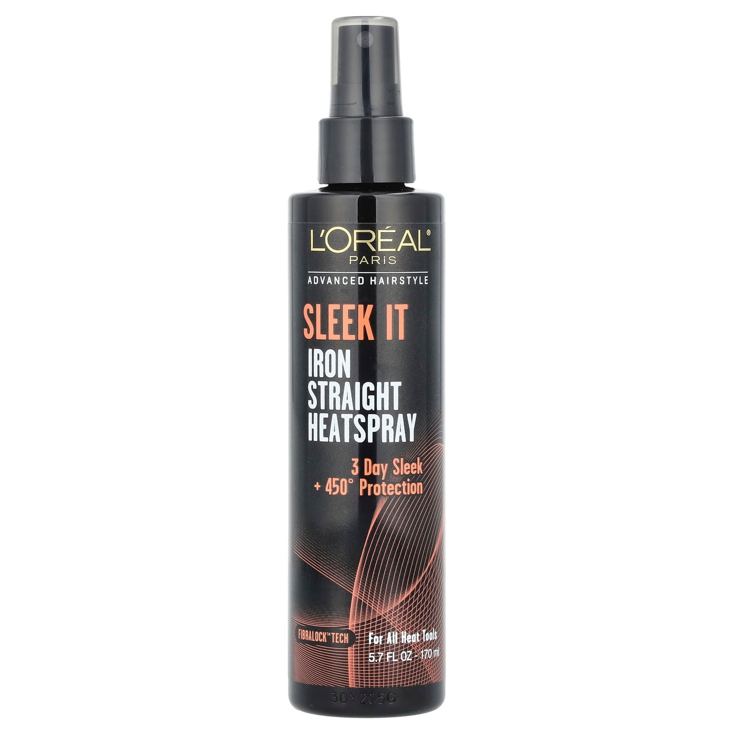 L'Oréal, Advanced Hairstyle, Sleek It Iron Straight Heatspray, 5.7 fl oz (170 ml) - Image 1