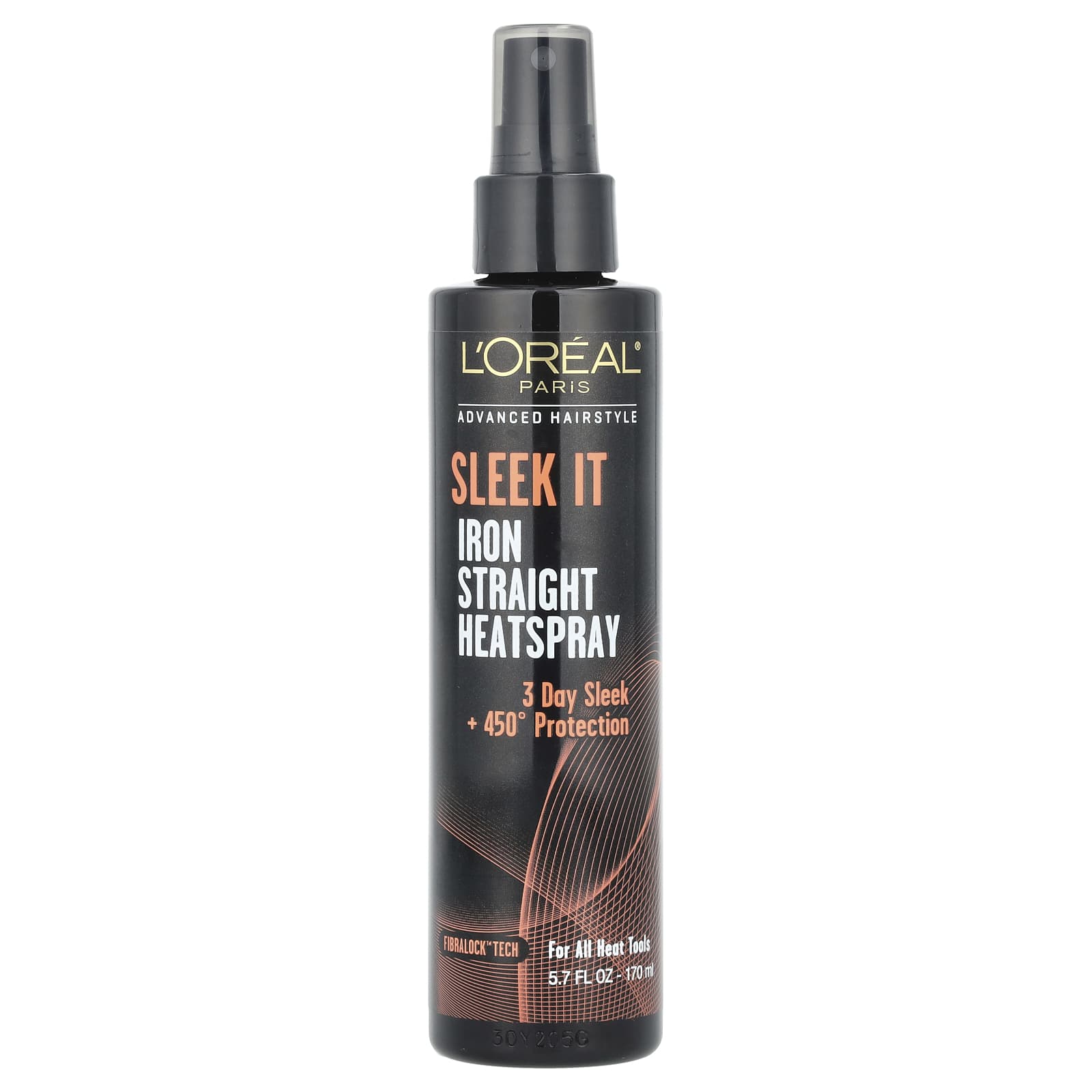 L'Oréal, Advanced Hairstyle, Sleek It Iron Straight Heatspray, 5.7 fl oz (170 ml) - Image 1