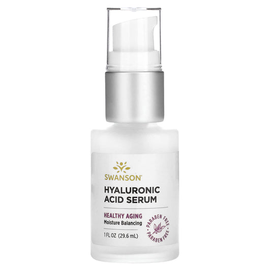 Swanson, Hyaluronic Acid Serum, 1 fl oz (29.6 ml) - Image 1