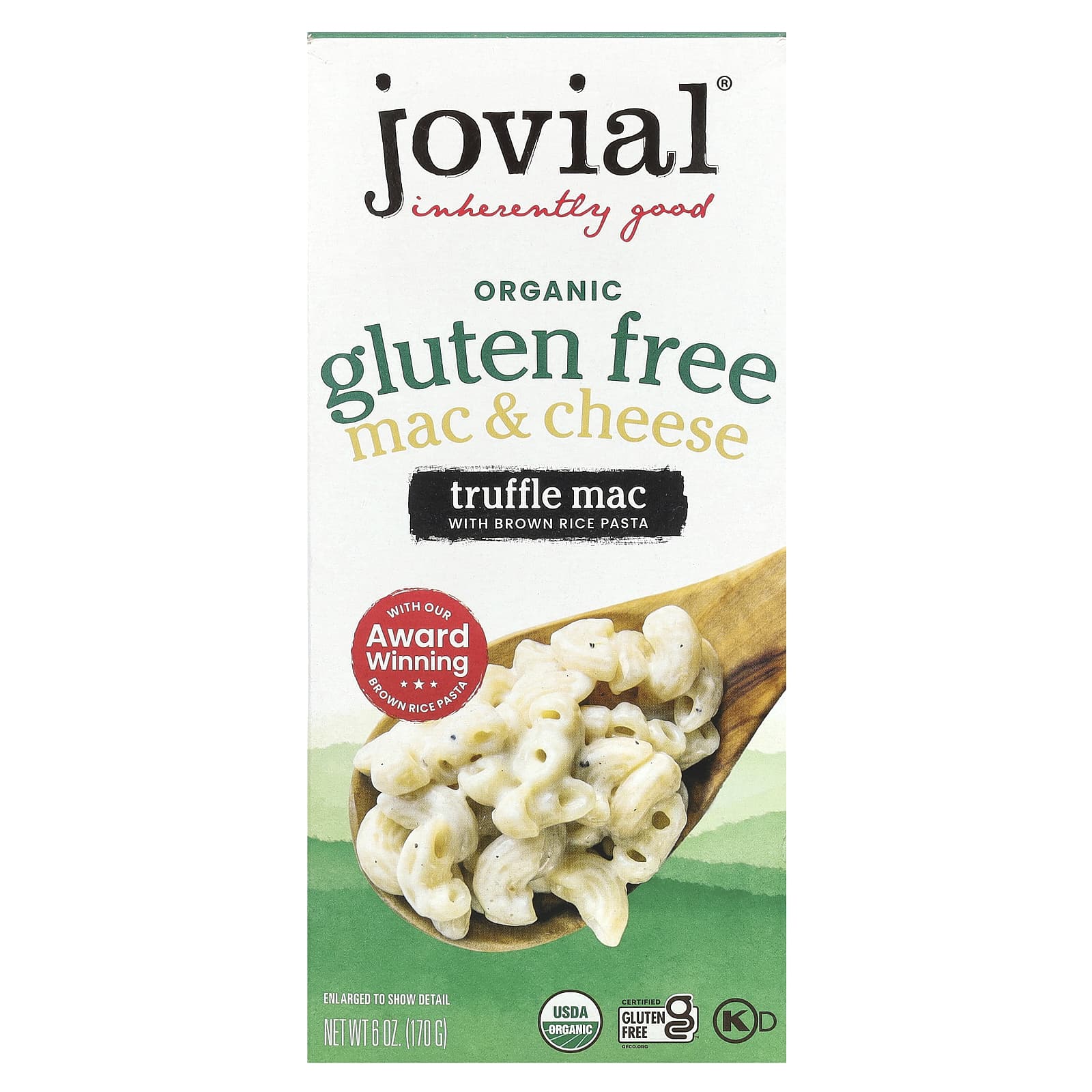 Organic Truffle Mac & Cheese, Gluten-Free, 6 oz by Jovial - Image 1