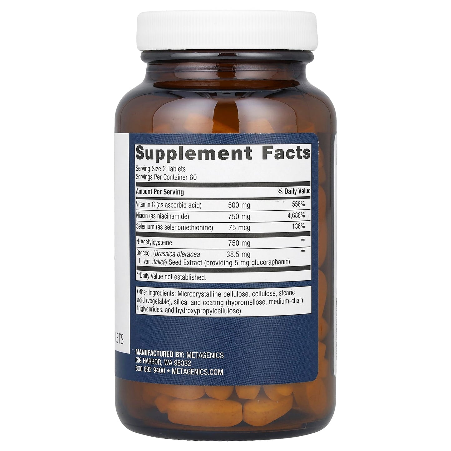 Metagenics, GlutaClear®, 120 Tablets - Image 2