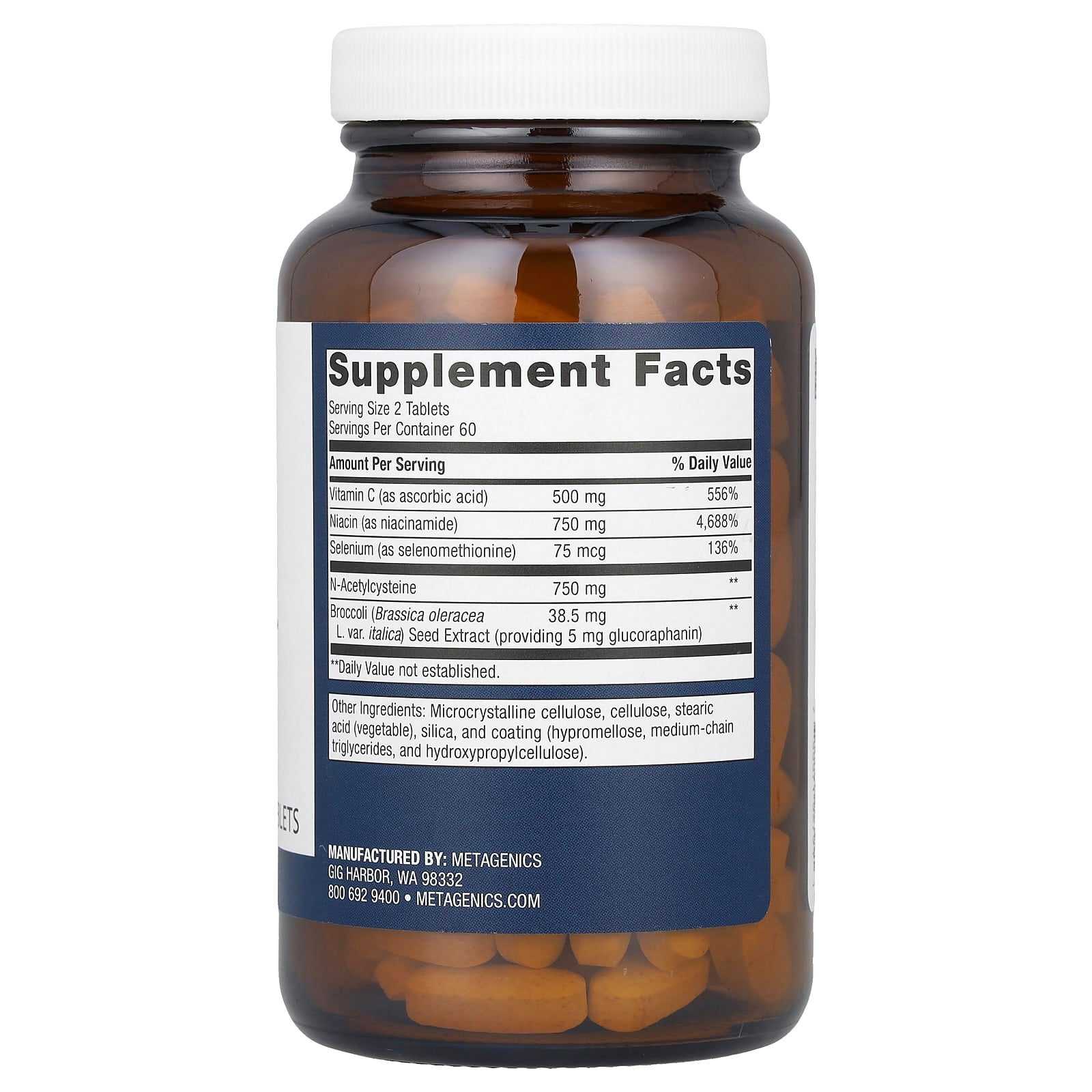 Metagenics, GlutaClear®, 120 Tablets - Image 2