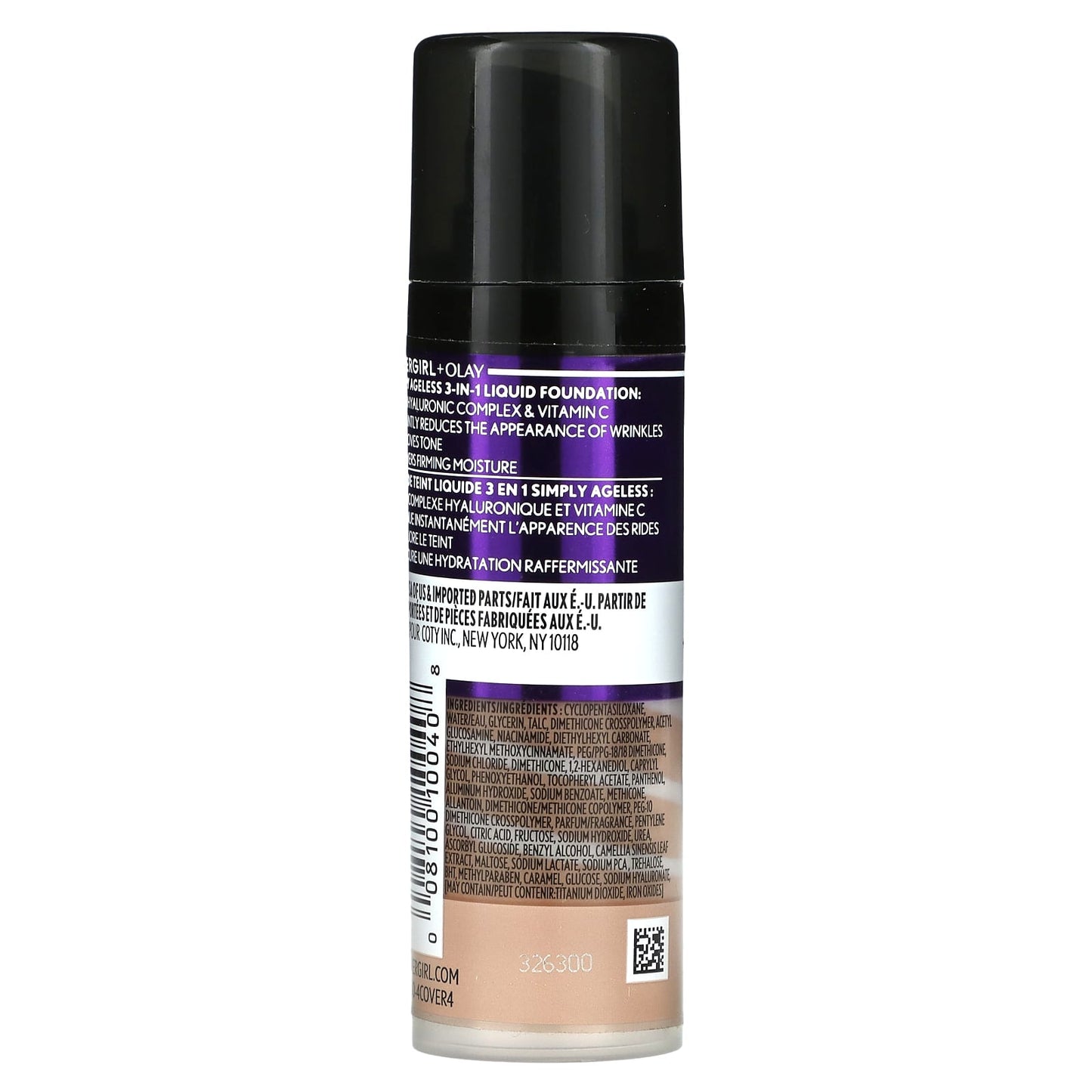 Covergirl Ageless 3-in-1 Foundation, Natural Beige, 1 fl oz (30 ml) - Image 2