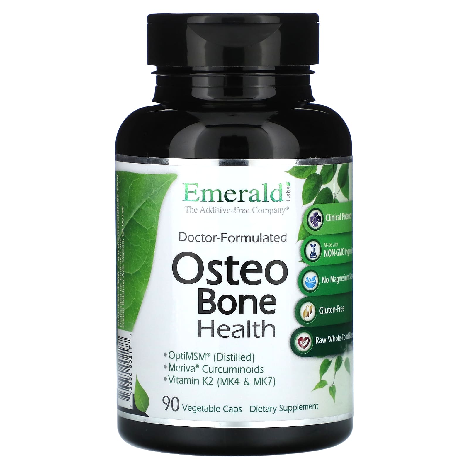 Emerald Labs OptiMSM Osteo Bone Health Supplement 90 Capsules - Image 1