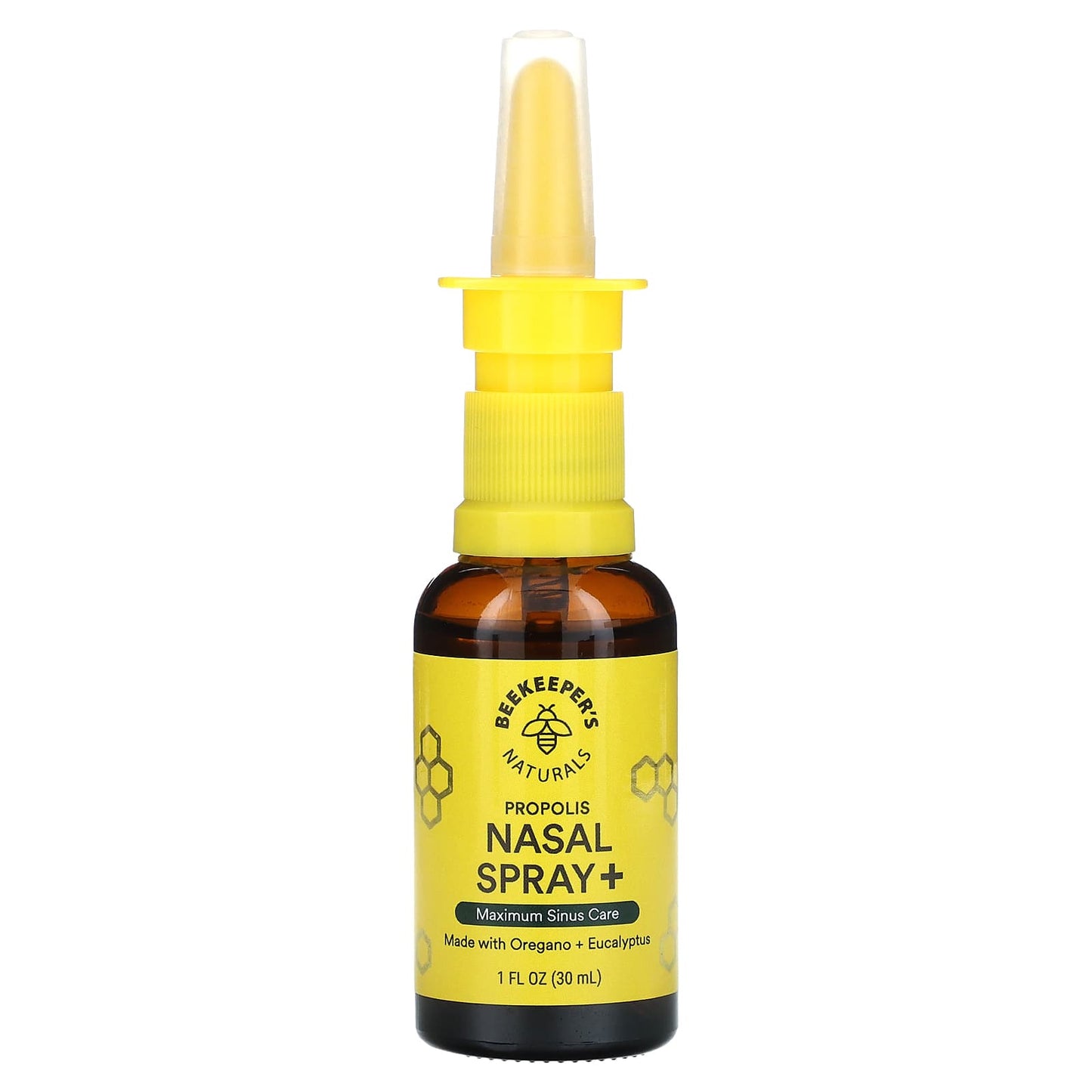 Propolis Nasal Spray for Sinus Care by Beekeeper's Naturals, 1 fl oz - Image 1