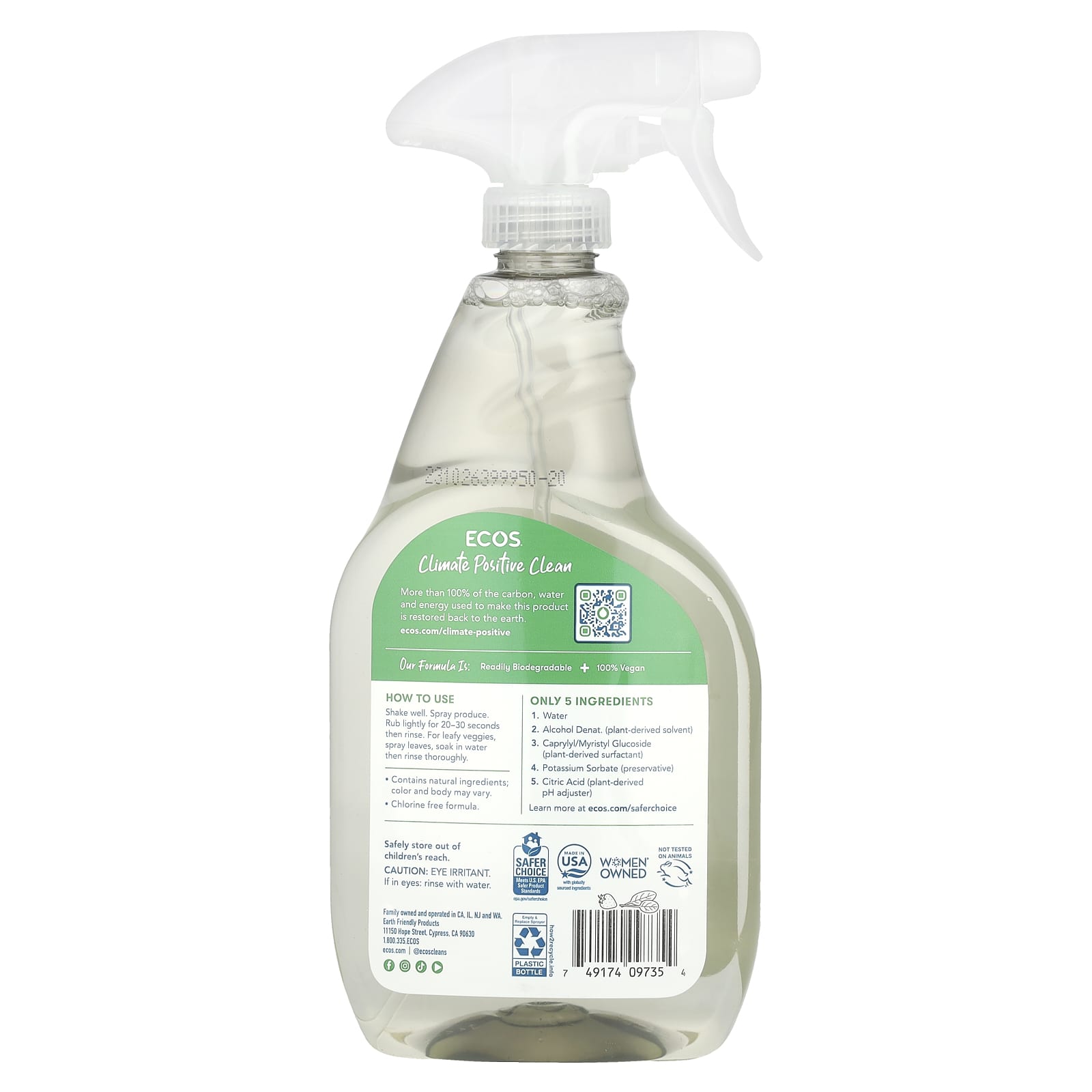 Eco-Friendly Fruit & Veggie Wash | Plant-Powered Cleaning - Image 2