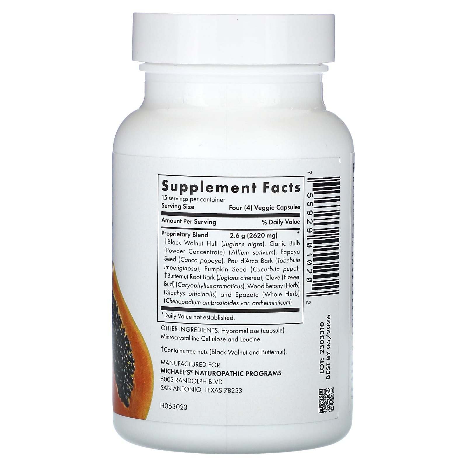 Michael's Health, Paraherbs, 60 Vegan Capsules - Image 2