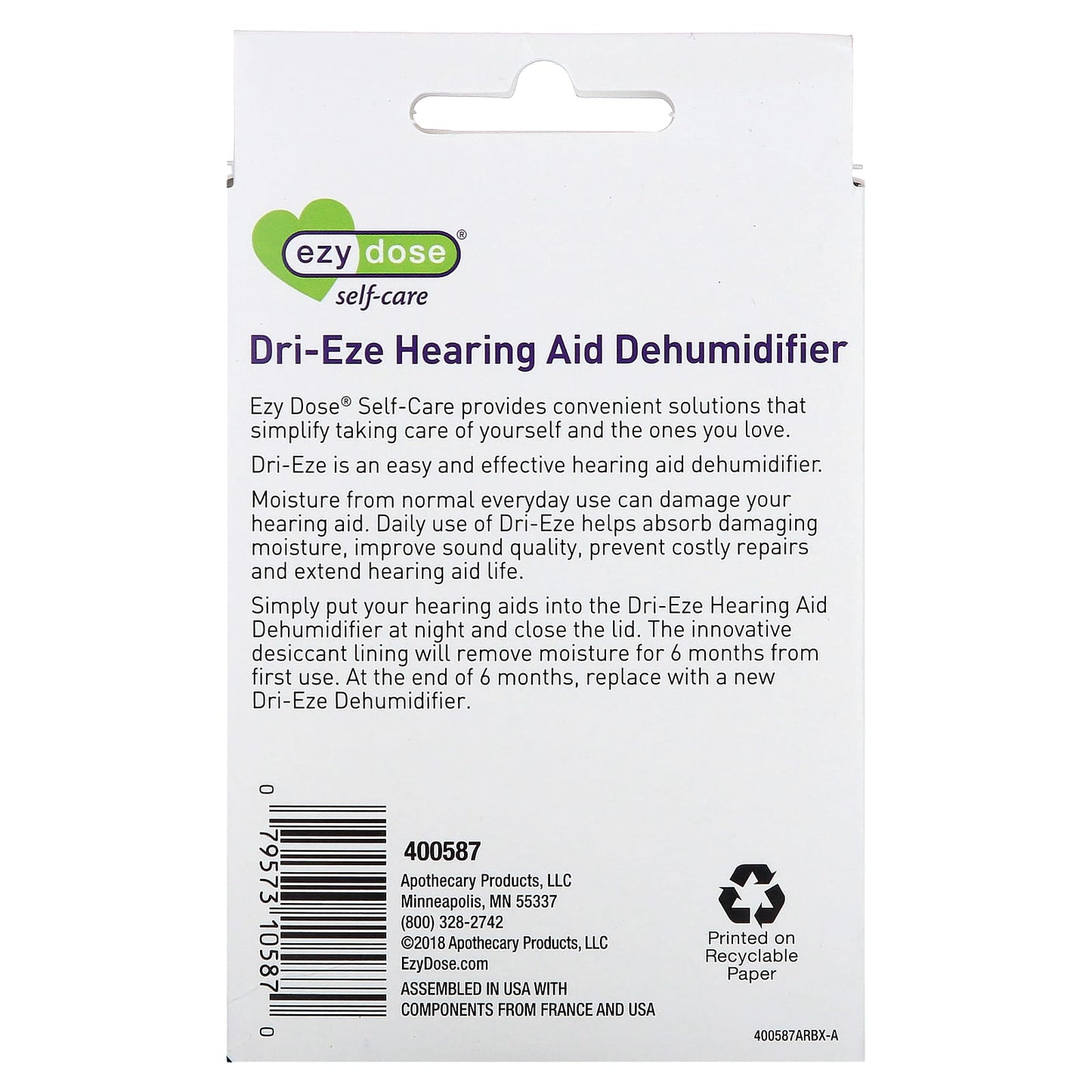 Ezy Dose Hearing Aid Dehumidifier Kit - Moisture-Free Protection - Image 2