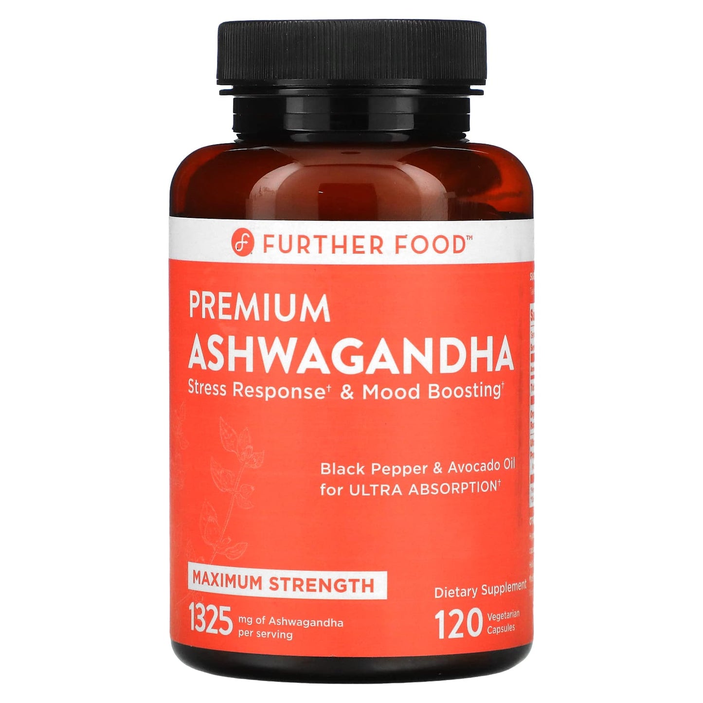 Further Food Ashwagandha Supplement - Stress & Mood Boosting Support - Image 1