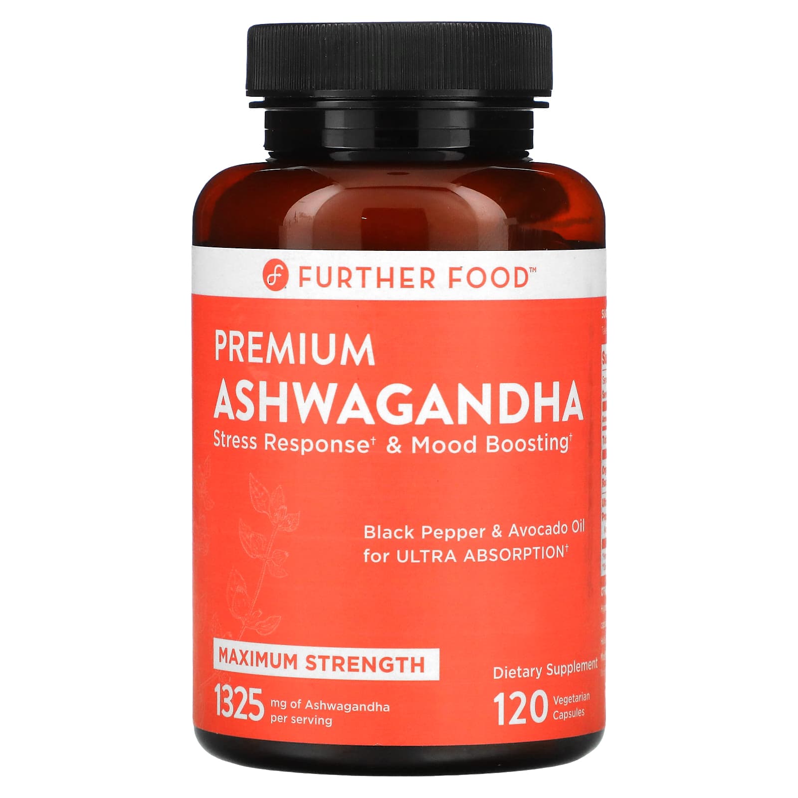 Further Food Ashwagandha Supplement - Stress & Mood Boosting Support - Image 1