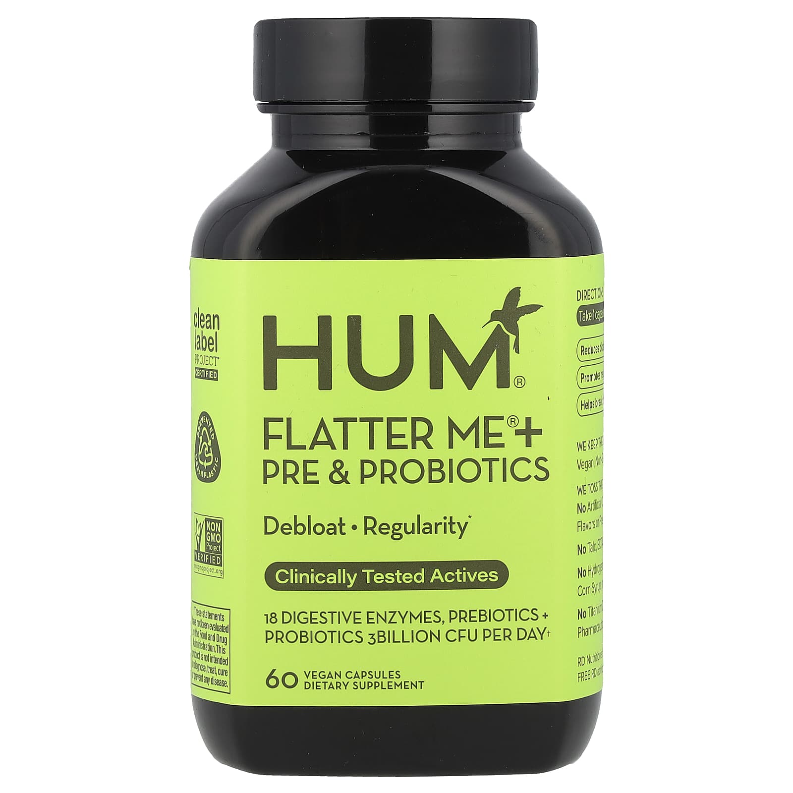 Flatter Me + Prebiotics & Probiotics by HUM Nutrition - Image 1