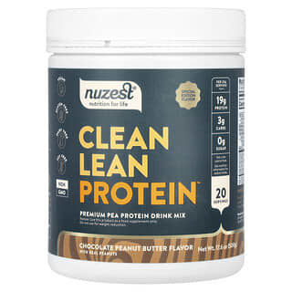 Nuzest Clean Lean Protein, Chocolate Peanut Butter, 17.6 oz (500g)