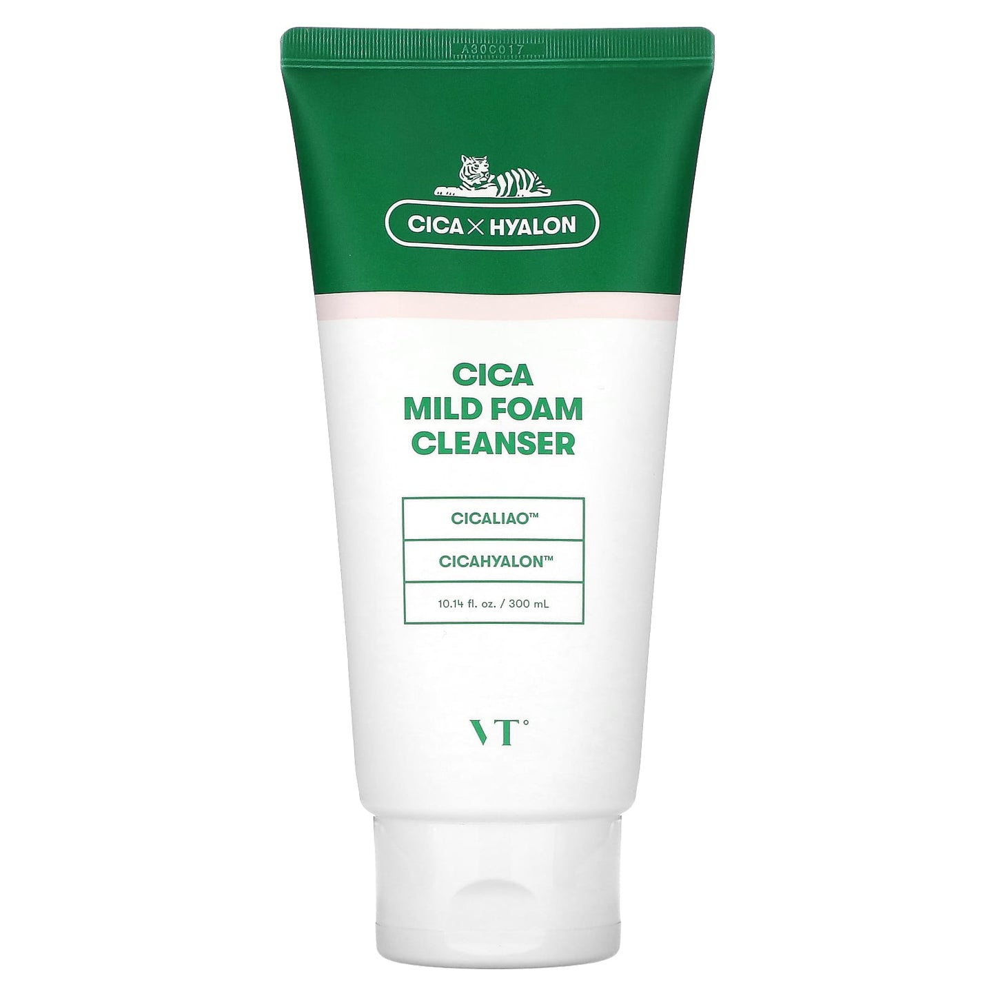 VT Cosmetics, Cica Mild Foam Cleanser, 10.14 fl oz (300 ml) - Image 1