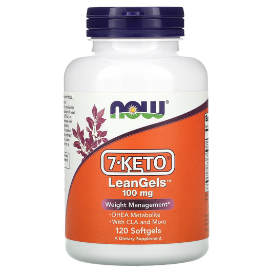 NOW Foods, 7-Keto LeanGels, 100 mg, 120 Softgels - Image 1