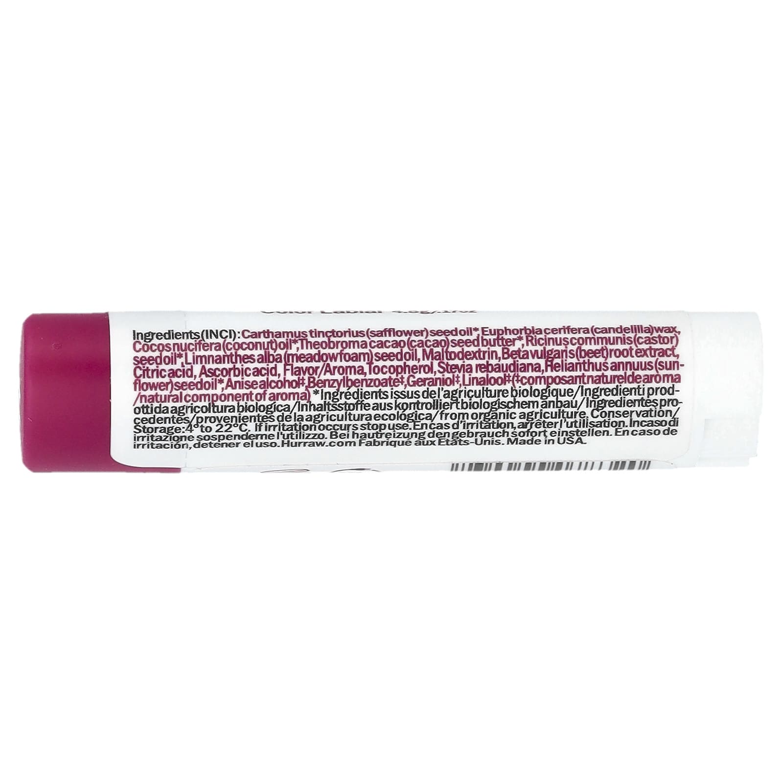Hurraw! Balm PlantColor Lip Color, Cruelty-Free, Vegan-Friendly - Image 2