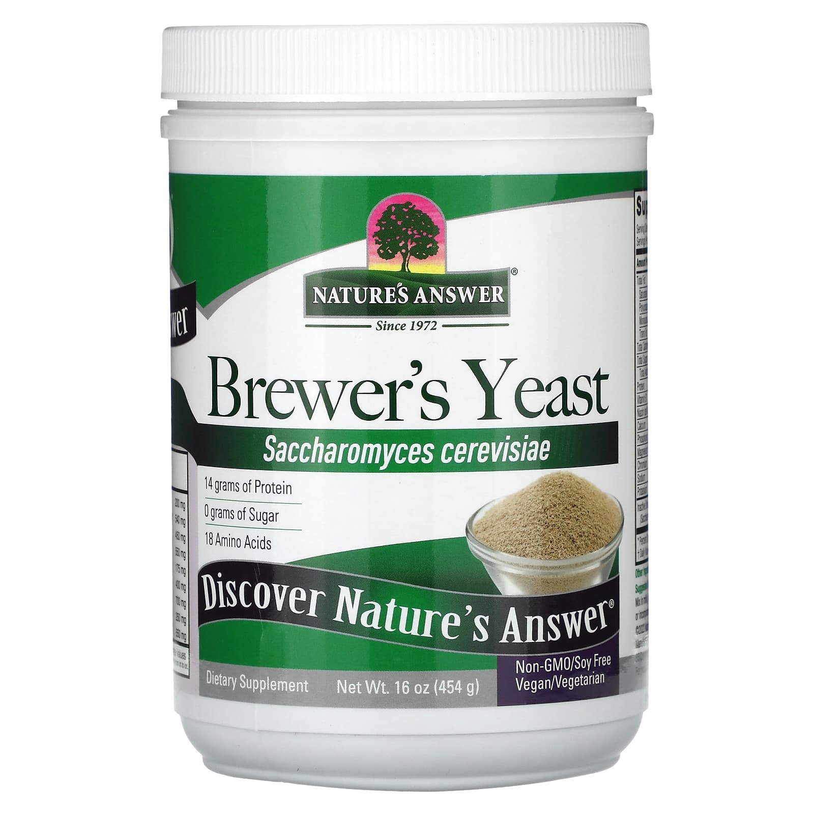 Nature's Answer, Brewer's Yeast , 16 oz (454 g) - Image 1