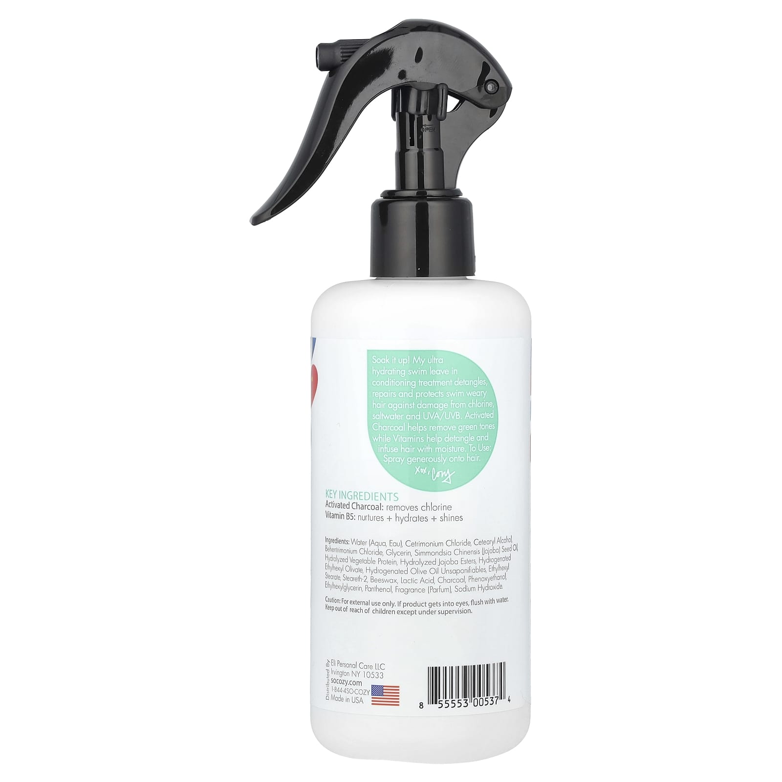 SoCozy, Kids, Swim Leave-in Conditioning Treatment, 8 fl oz (237 ml) - Image 2