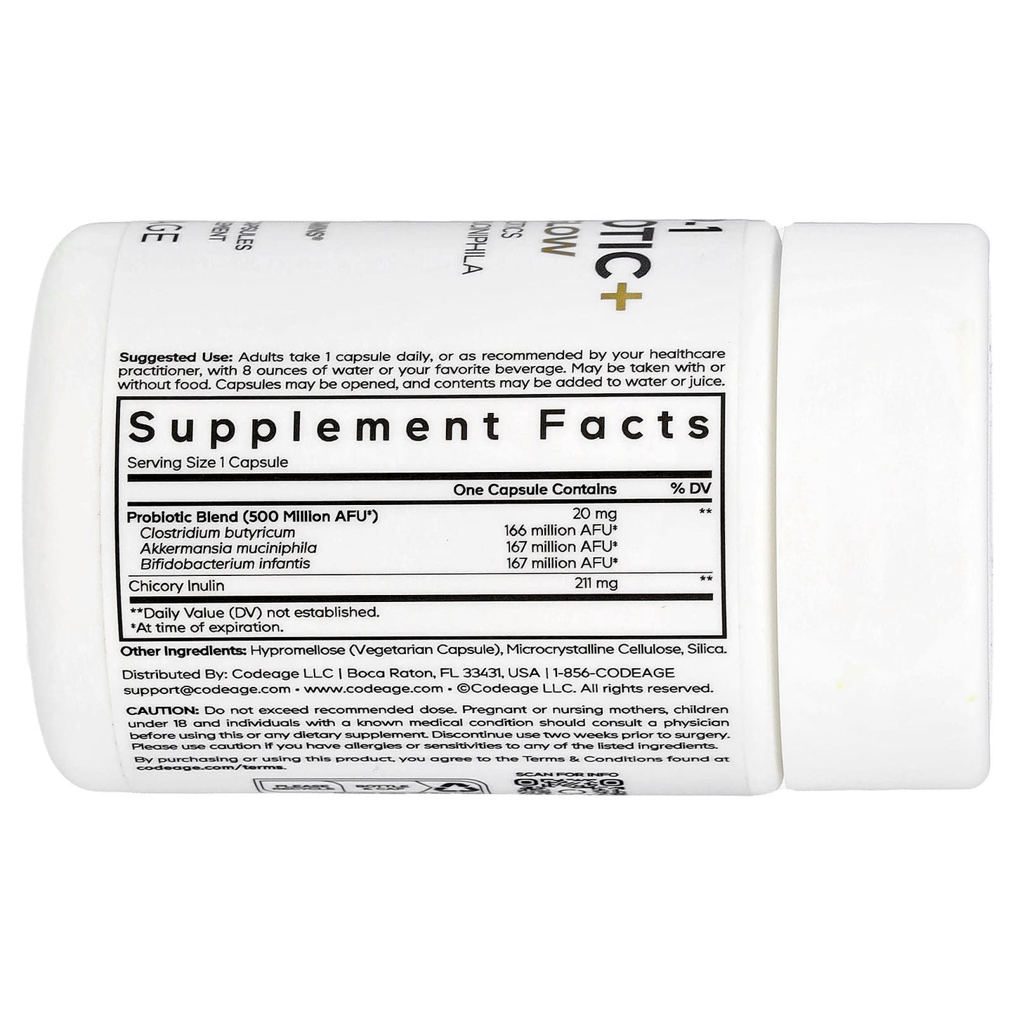 Support Healthy Weight and Glowing Skin with Codeage GLP-1 Probiotic+ - Image 2