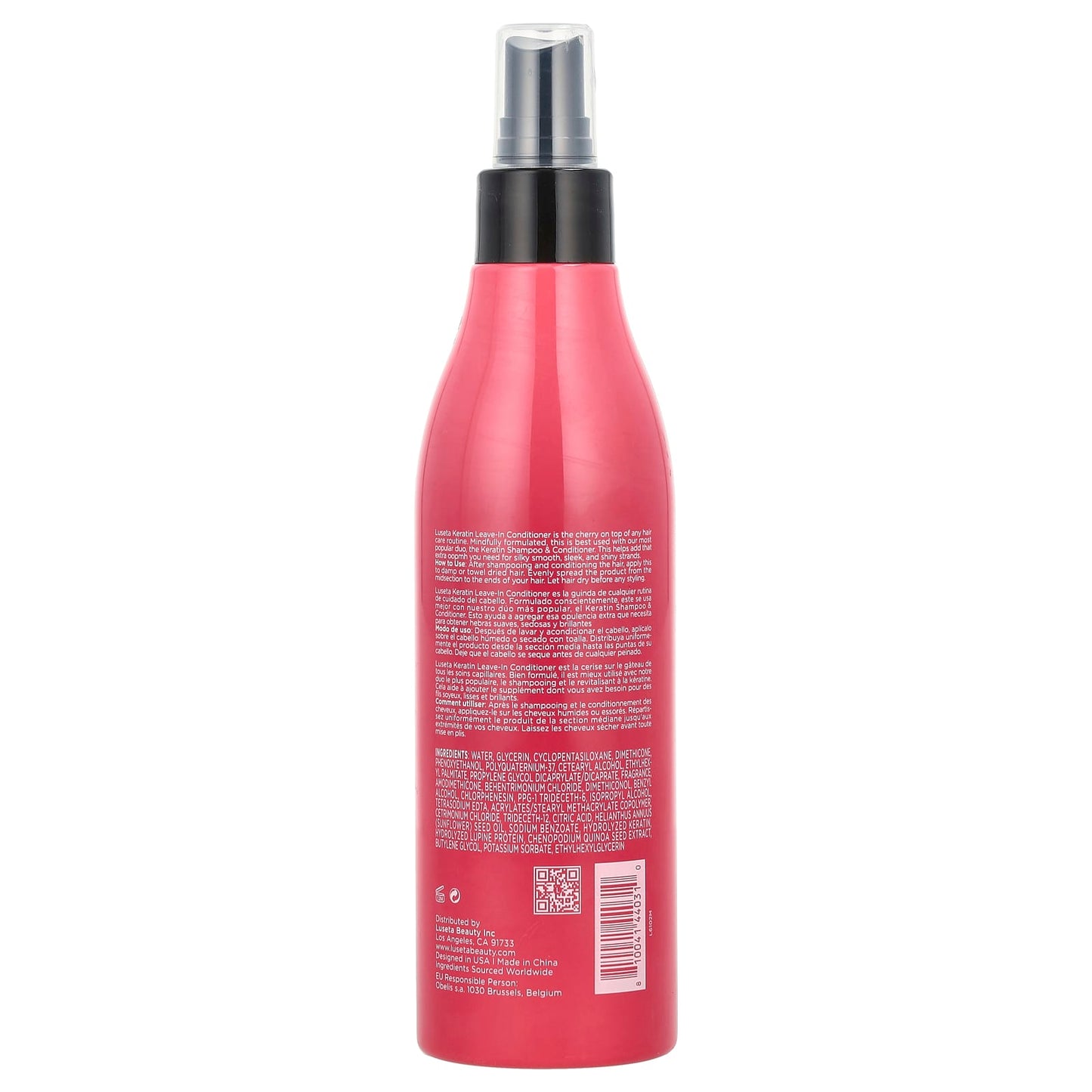 Luseta Beauty, Keratin, Leave-In Conditioner, For Fine & Dry Hair, 8.5 fl oz (251 ml) - Image 2