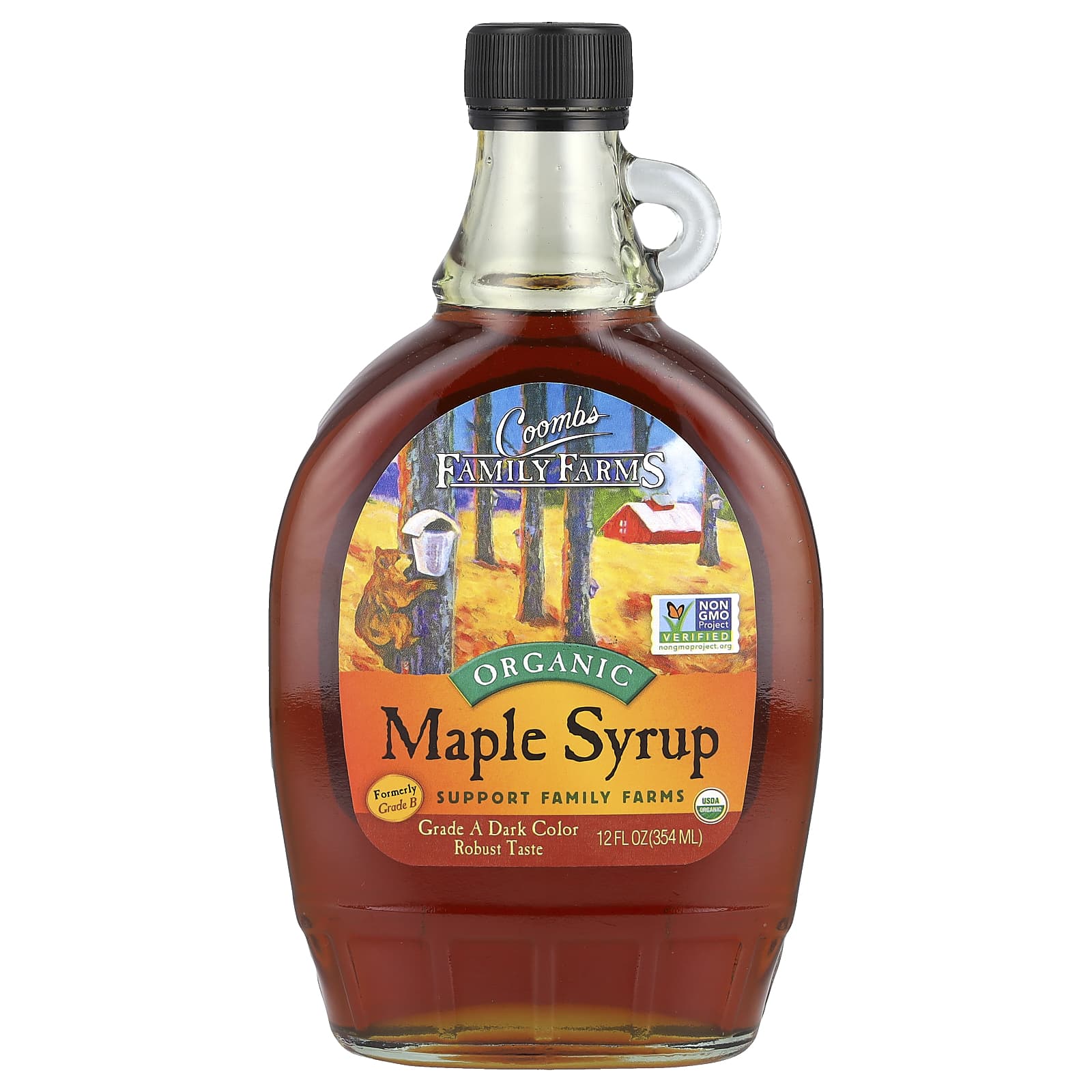 Coombs Family Organic Maple Syrup, 12 fl oz (354 ml) Grade A - Image 1