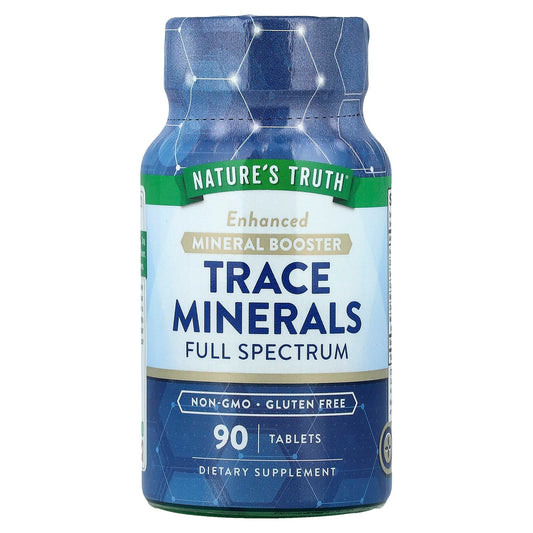 Nature's Truth, Trace Minerals, Full Spectrum, 90 Tablets - Image 1