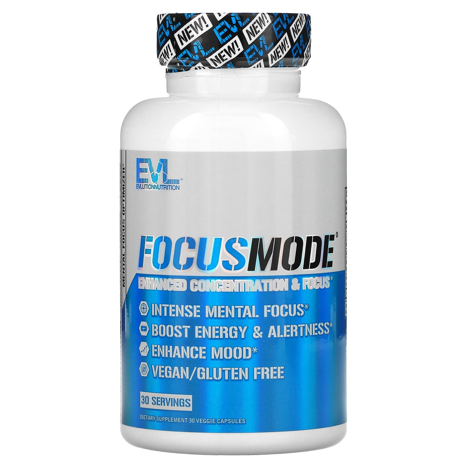 EVLution Nutrition FocusMode - Enhance Mental Focus & Concentration - Image 1