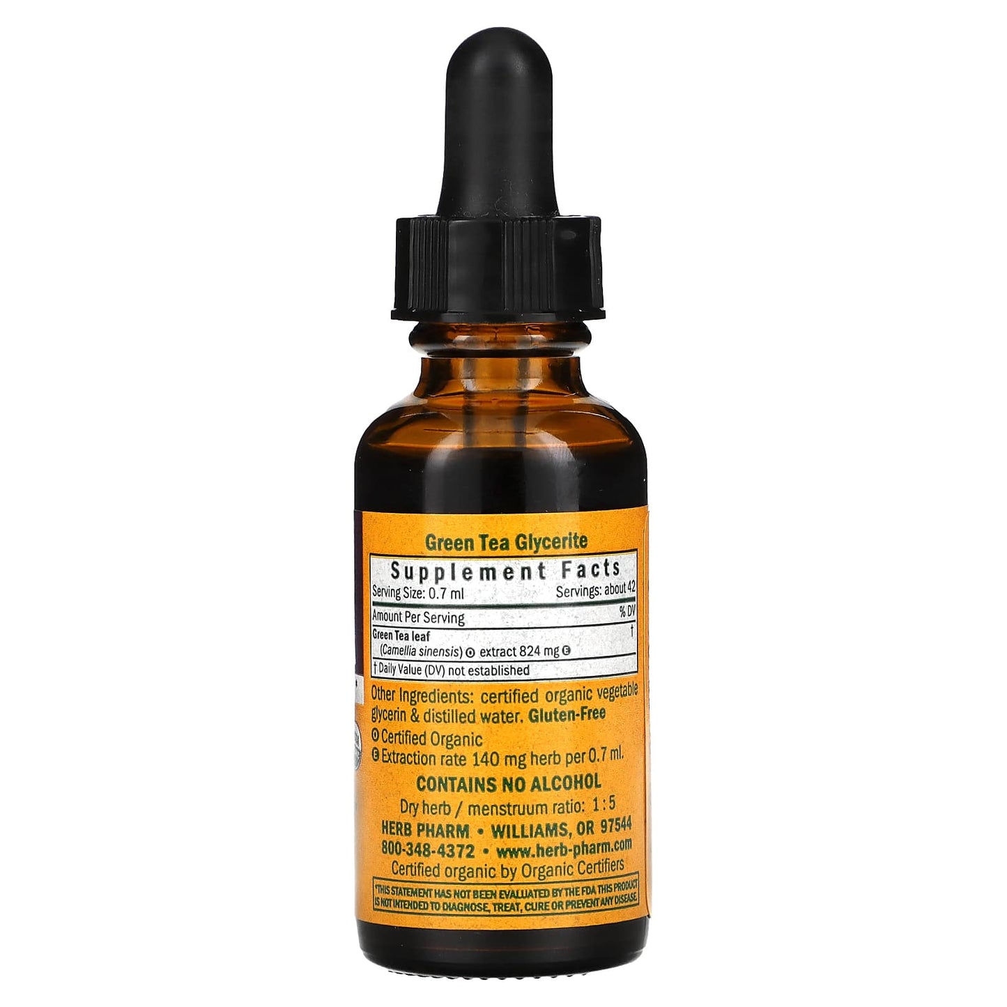 Organic Green Tea Supplement & Herbal Green Tea Extract by Herb Pharm - Image 2