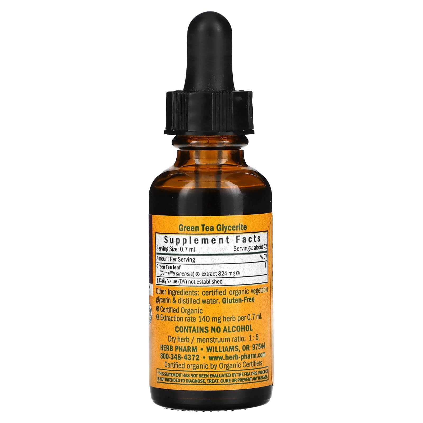 Organic Green Tea Supplement & Herbal Green Tea Extract by Herb Pharm - Image 2