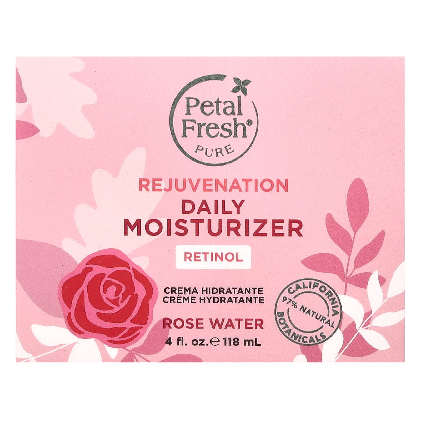 Petal Fresh, Pure, Rejuvenation Daily Moisturizer, Rose Water, 4 fl oz (118 ml) - Image 2