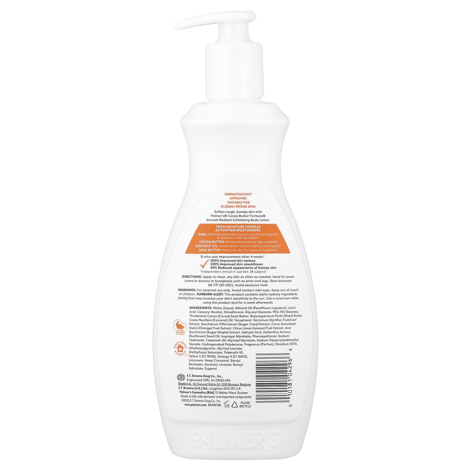 Palmer's, Cocoa Butter Formula® with Vitamin E, Exfoliating Body Lotion, Fresh Citrus, 13.5 fl oz (400 ml) - Image 2