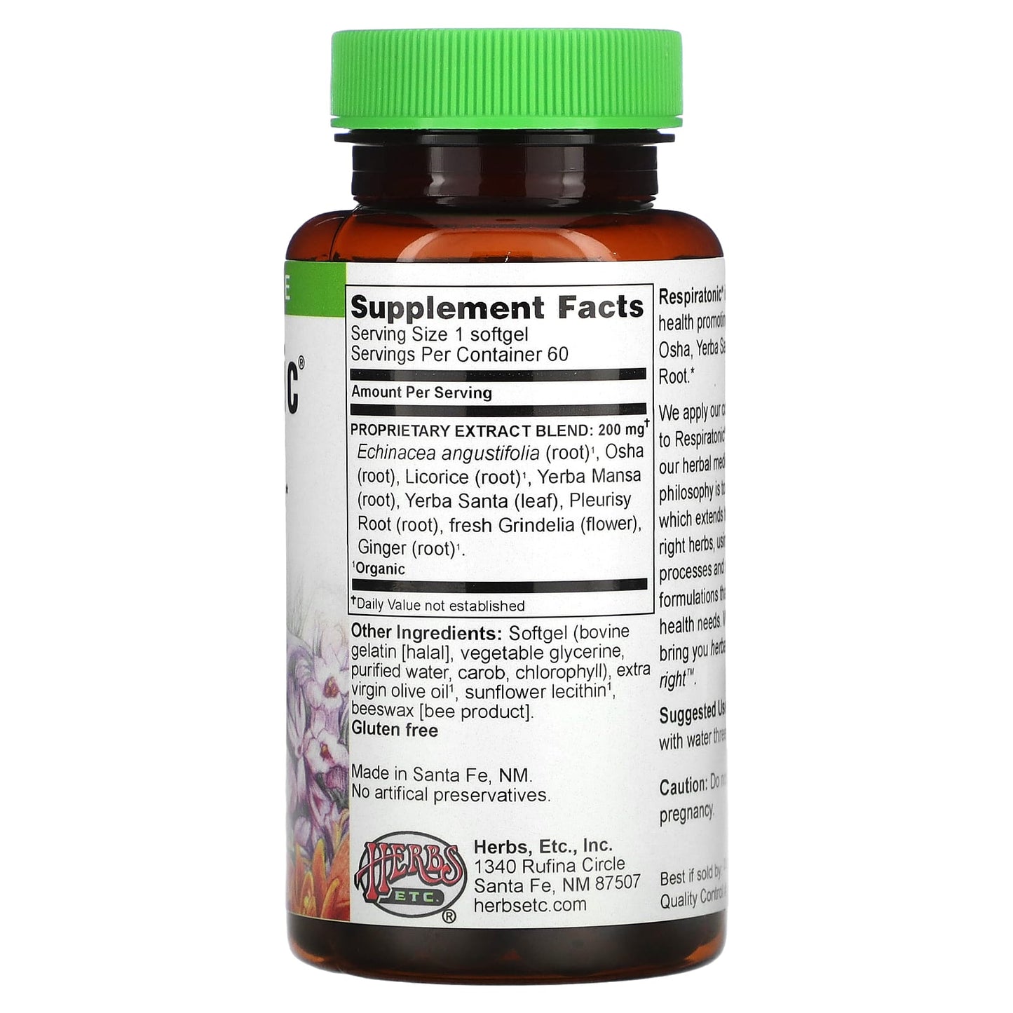 Herbal Respiratory Support with Herbs Etc. Respiratonic - Image 2