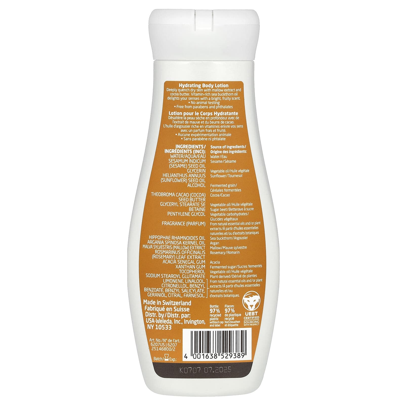 Weleda, Hydrating Body Lotion, Sea Buckthorn Extracts, 6.8 fl oz (200 ml) - Image 2