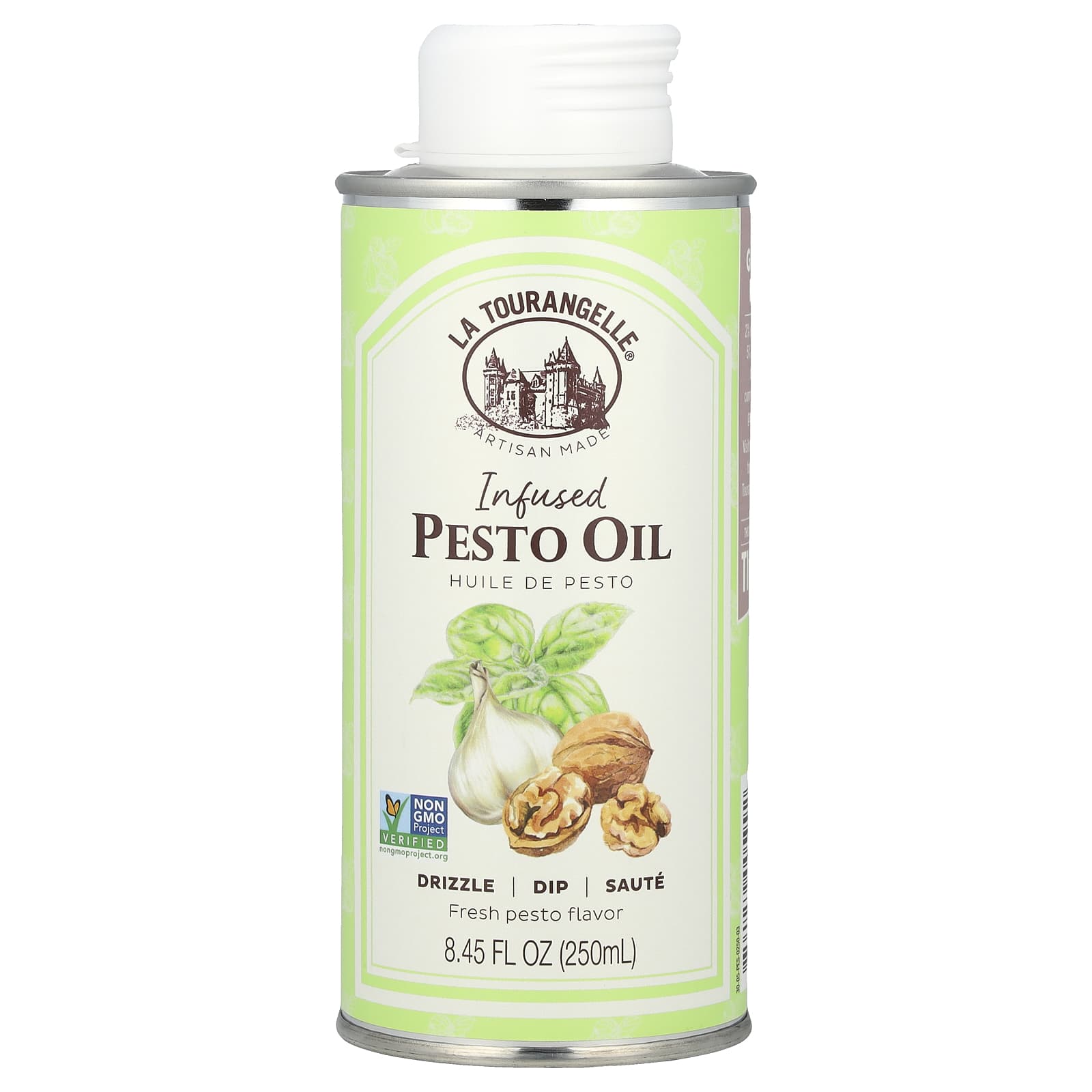 La Tourangelle, Infused Pesto Oil, 8.45 fl oz (250 ml) - Image 1