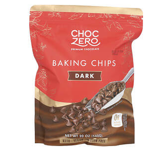 Sugar-Free Dark Baking Chips by ChocZero, Keto & Vegan Friendly