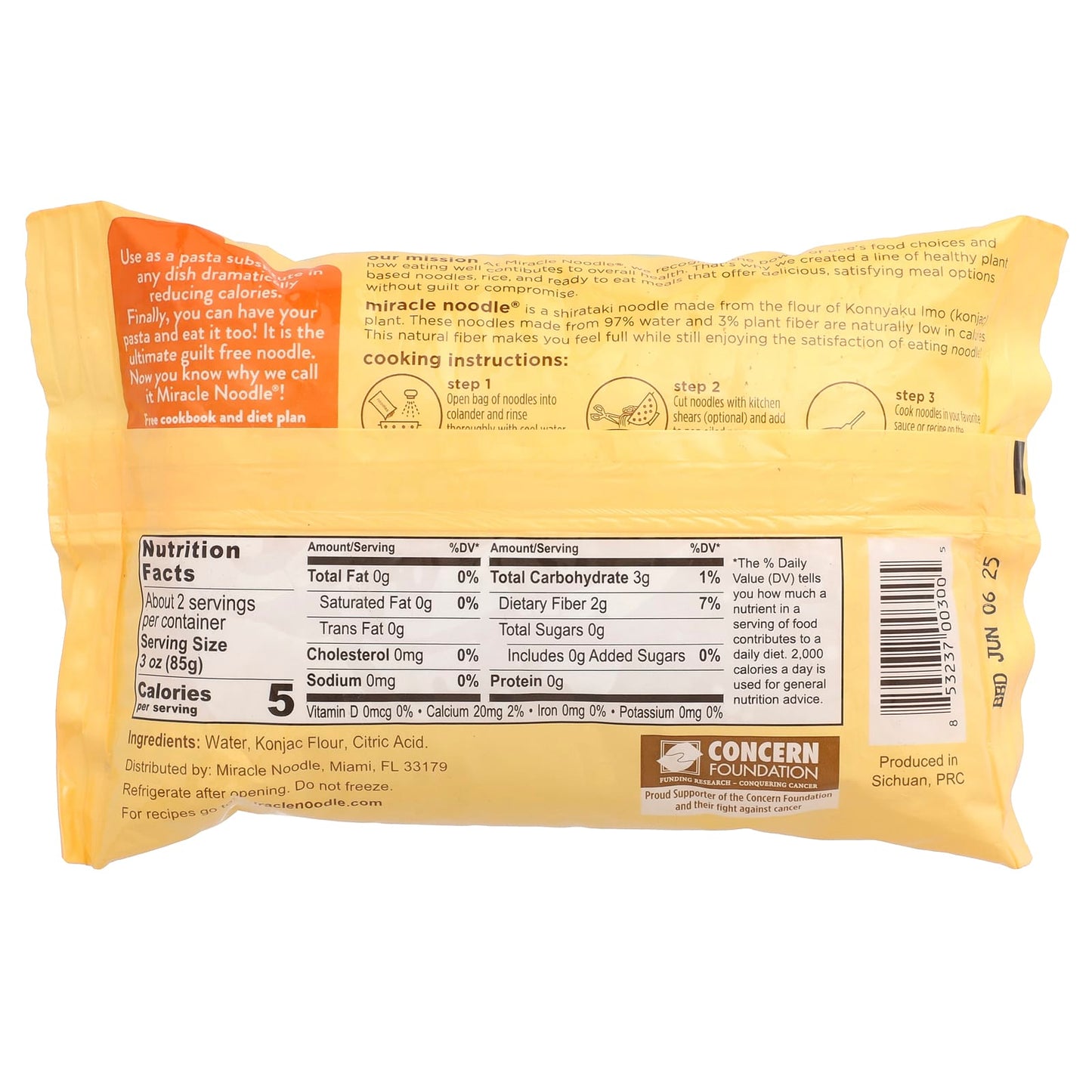 Miracle Noodle, Angel Hair Style, 7 oz (200 g) - Image 2