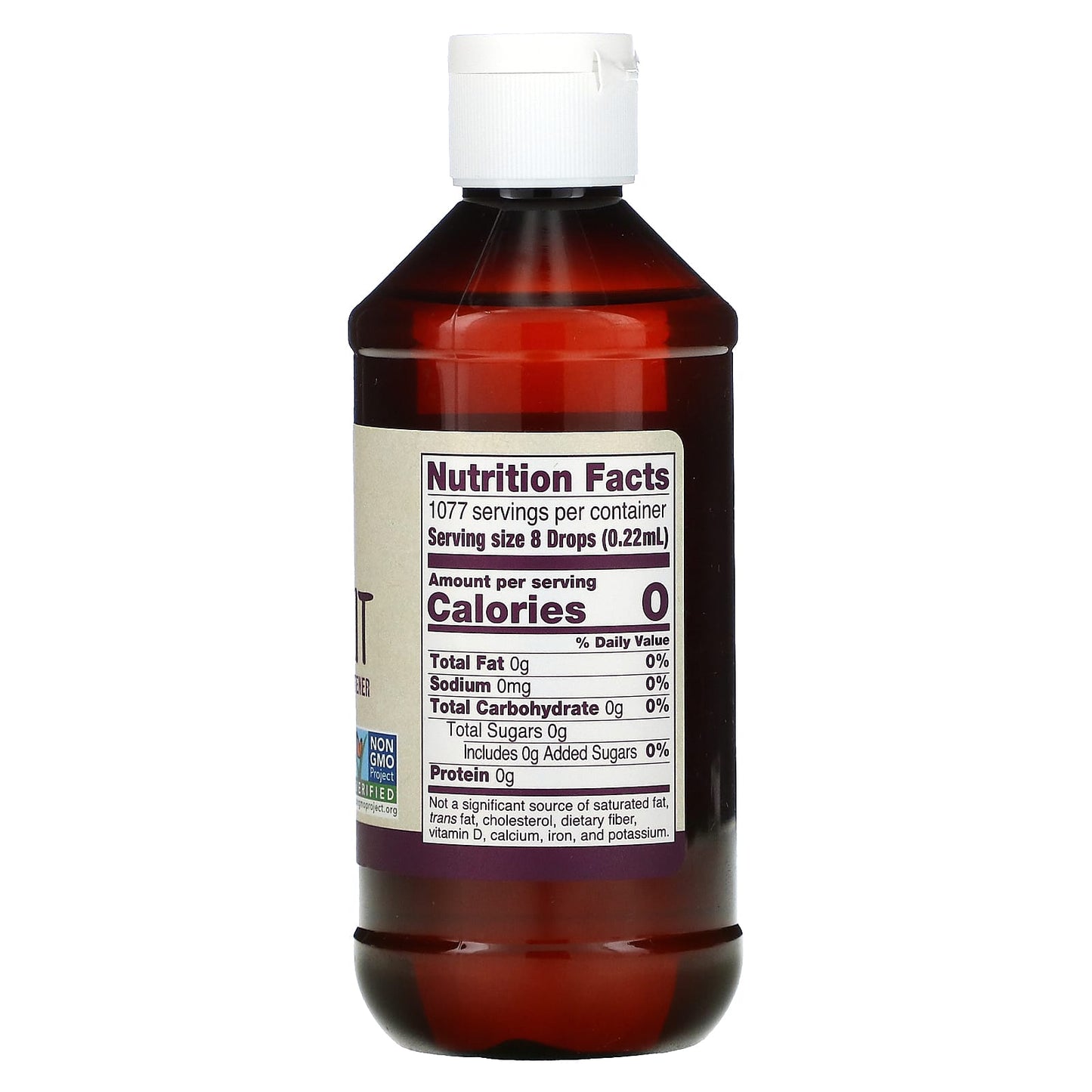 NOW Foods, Real Food, Organic Monk Fruit, Zero-Calorie Liquid Sweetener, 8 fl oz (237 ml) - Image 2