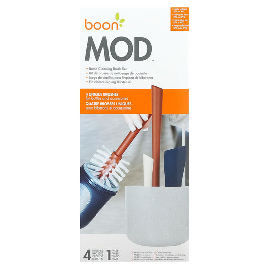 Boon MOD Bottle Cleaning Brush Set - Easy & Effective Cleaning - Image 1