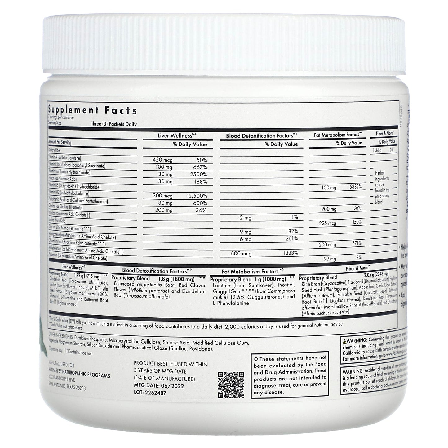 Michael's Health, 1 Week Flush, 84 Vegetarian Tablets - Image 2